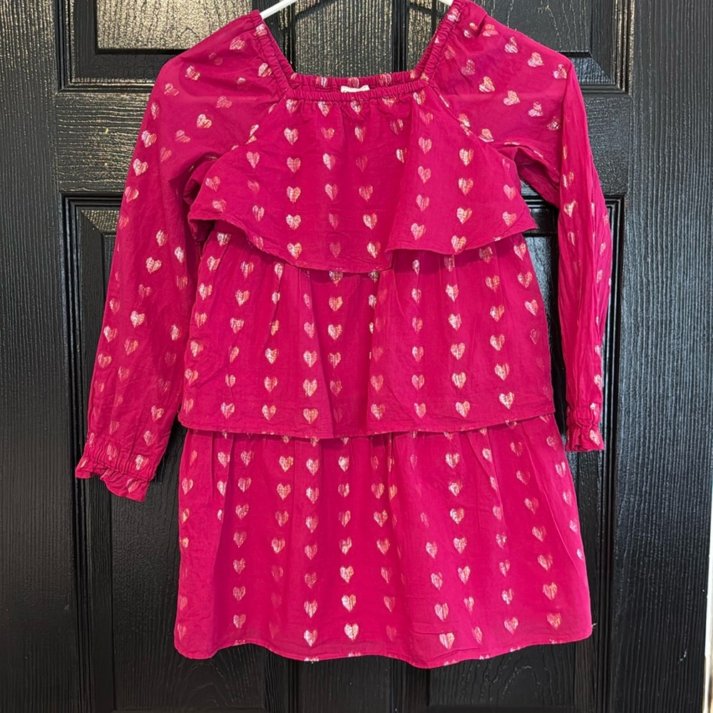 Girl’s shimmer tiered dress Crewcuts